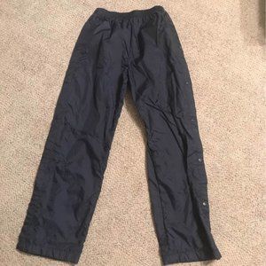 Navy Lined Rip-Away Windbreaker Pants (Girls Youth Size XL / 18/20)